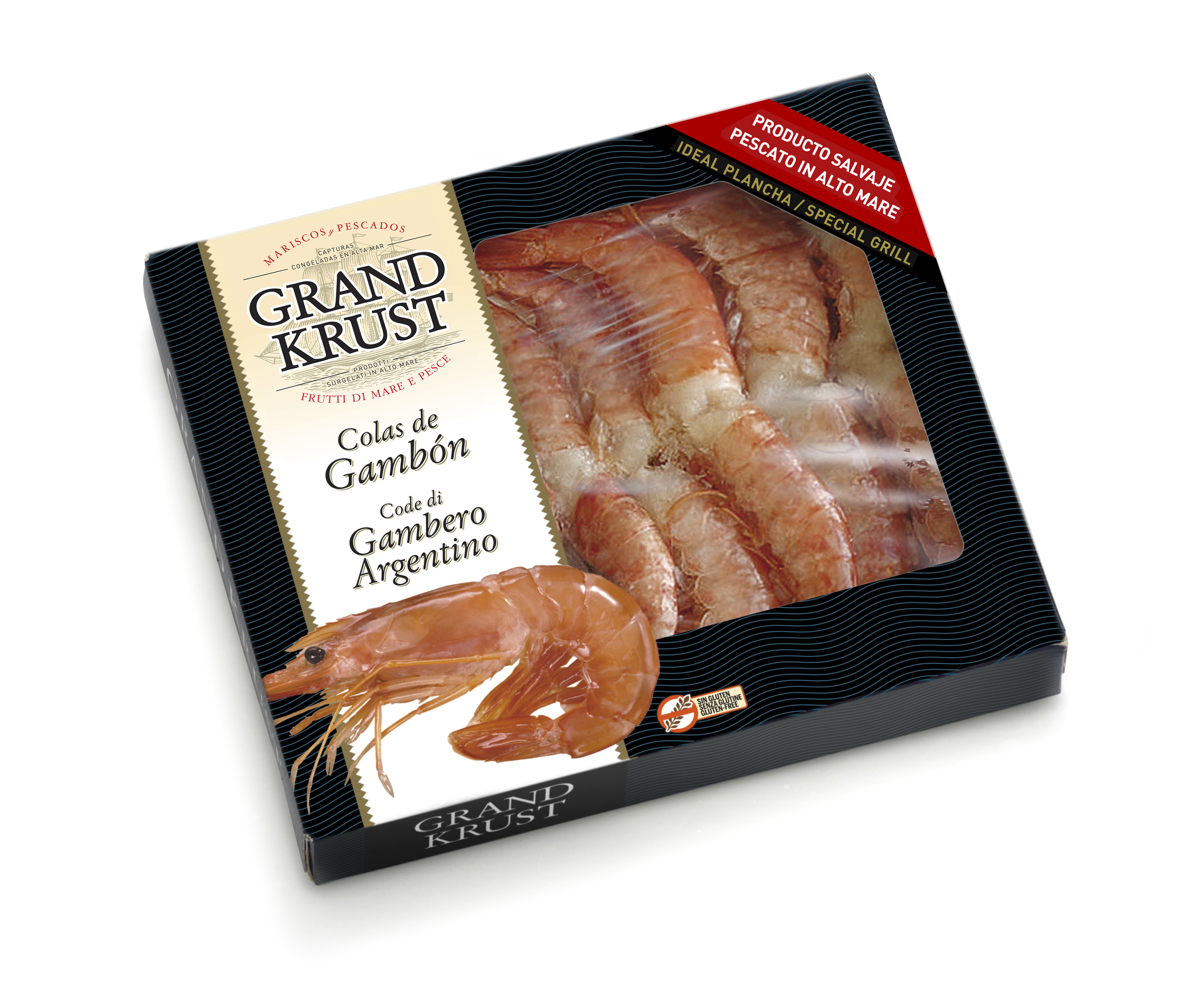 Code di gambero argentino 300 g Marisco y Pescado Salvaje Grand Krust
