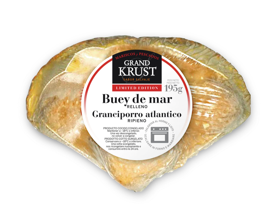Buey de mar relleno