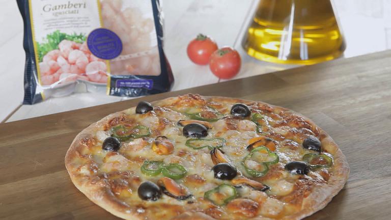 Pizza ai frutti di mare