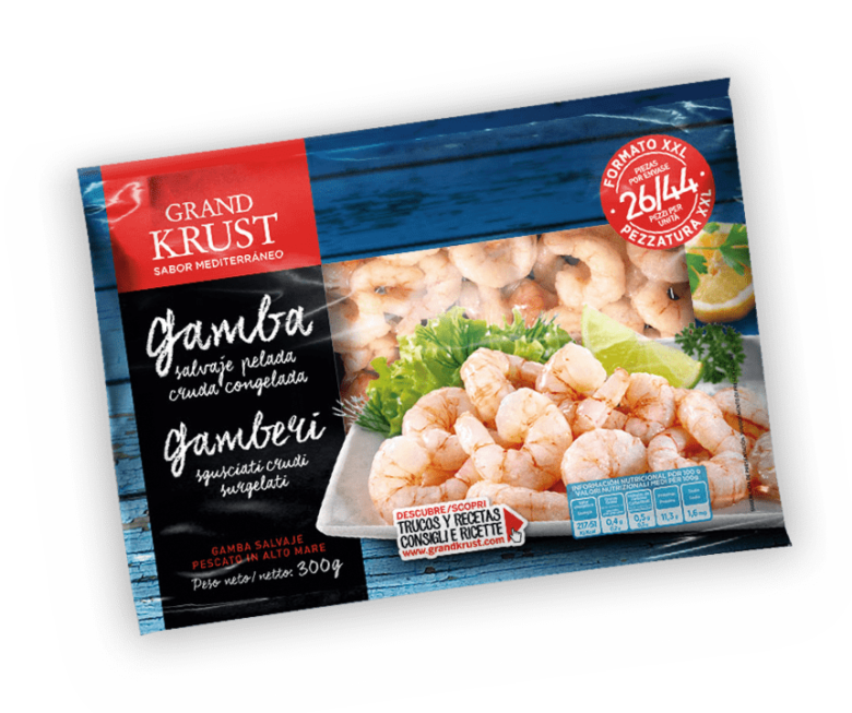 Gamberi sgusciati crudi 300 g