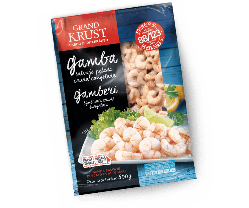 Gamba pelada 600 g
