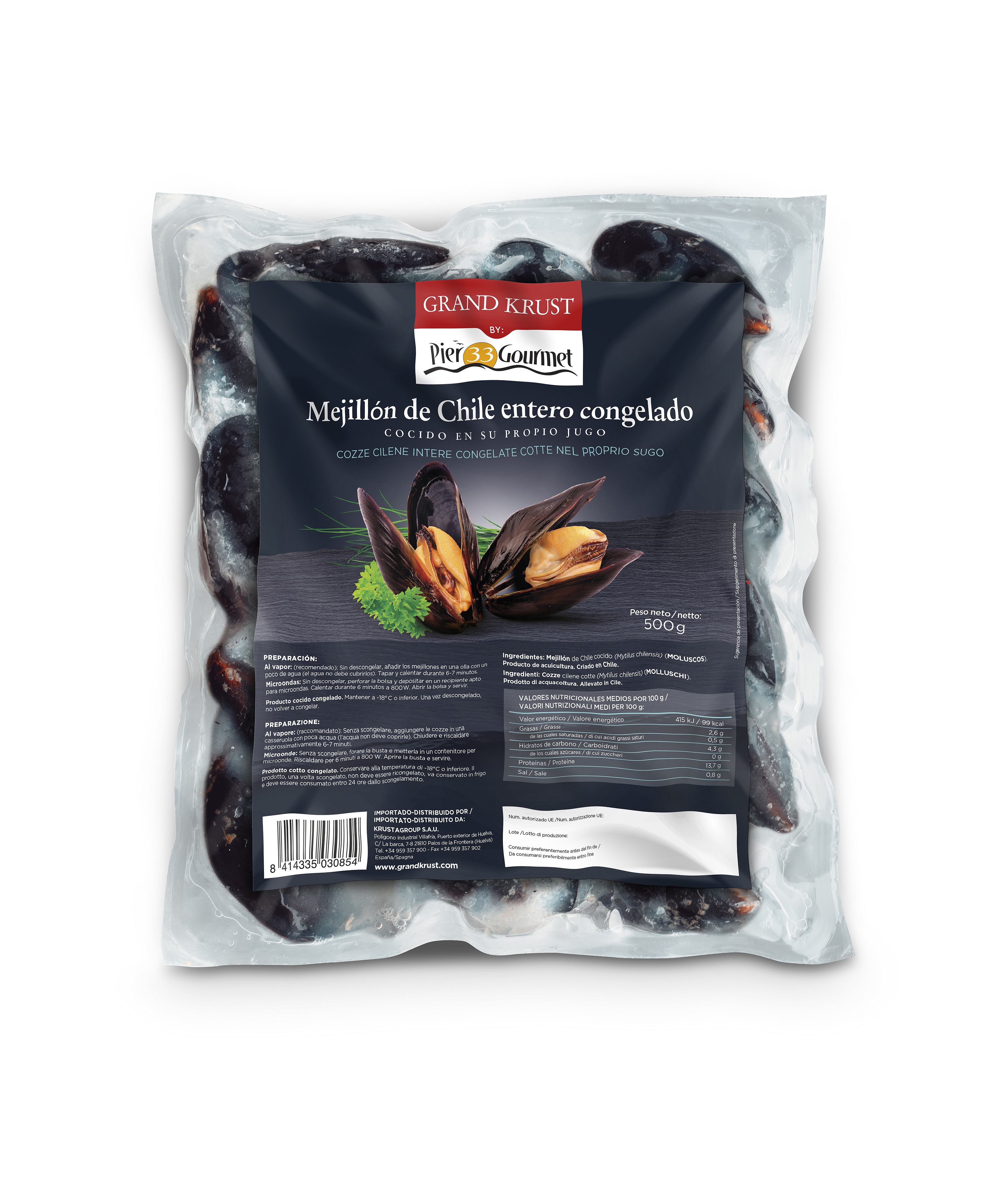 Mejillones al natural Grand Krust
