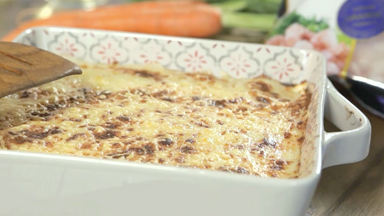 Shrimp and mussel lasagne