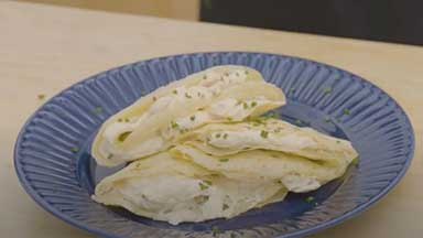 Crêpes de gamba