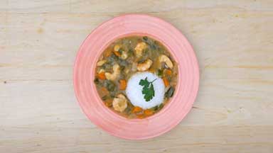 Étouffée de langostinos